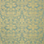 Thibaut Curtis Damask Metallic Gold On Aqua Wallpaper