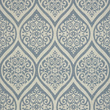 Thibaut Tangiers Navy On White Wallpaper