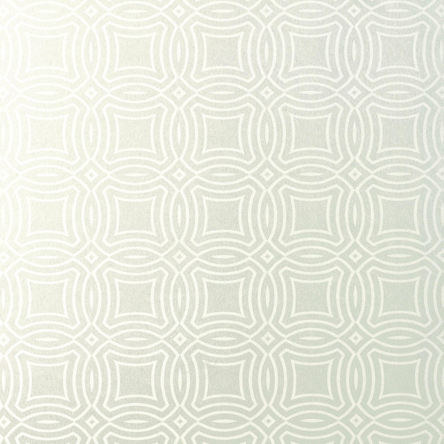 Thibaut Vancouver White On Pearl Wallpaper