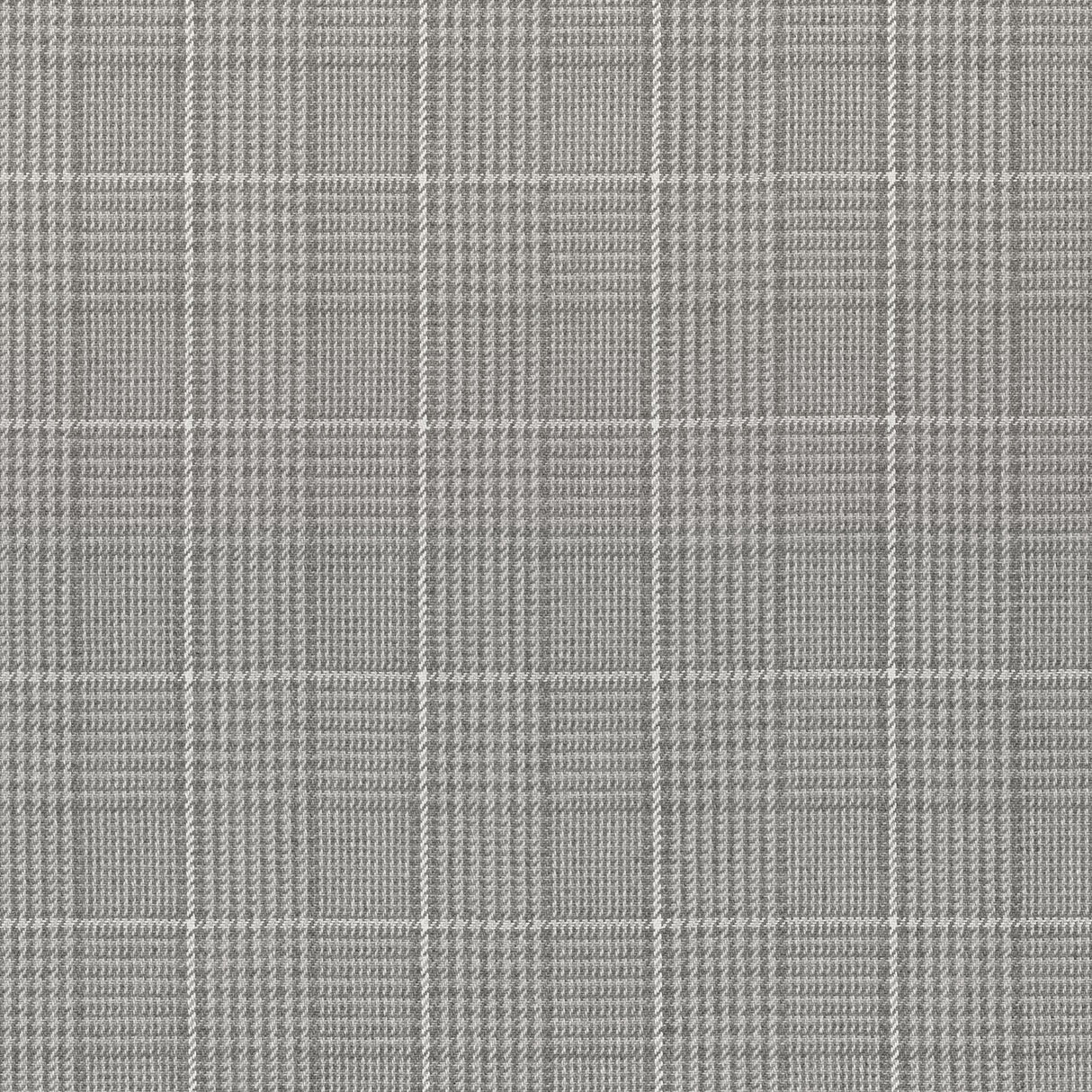 Thibaut Grassmarket Check Grey Fabric