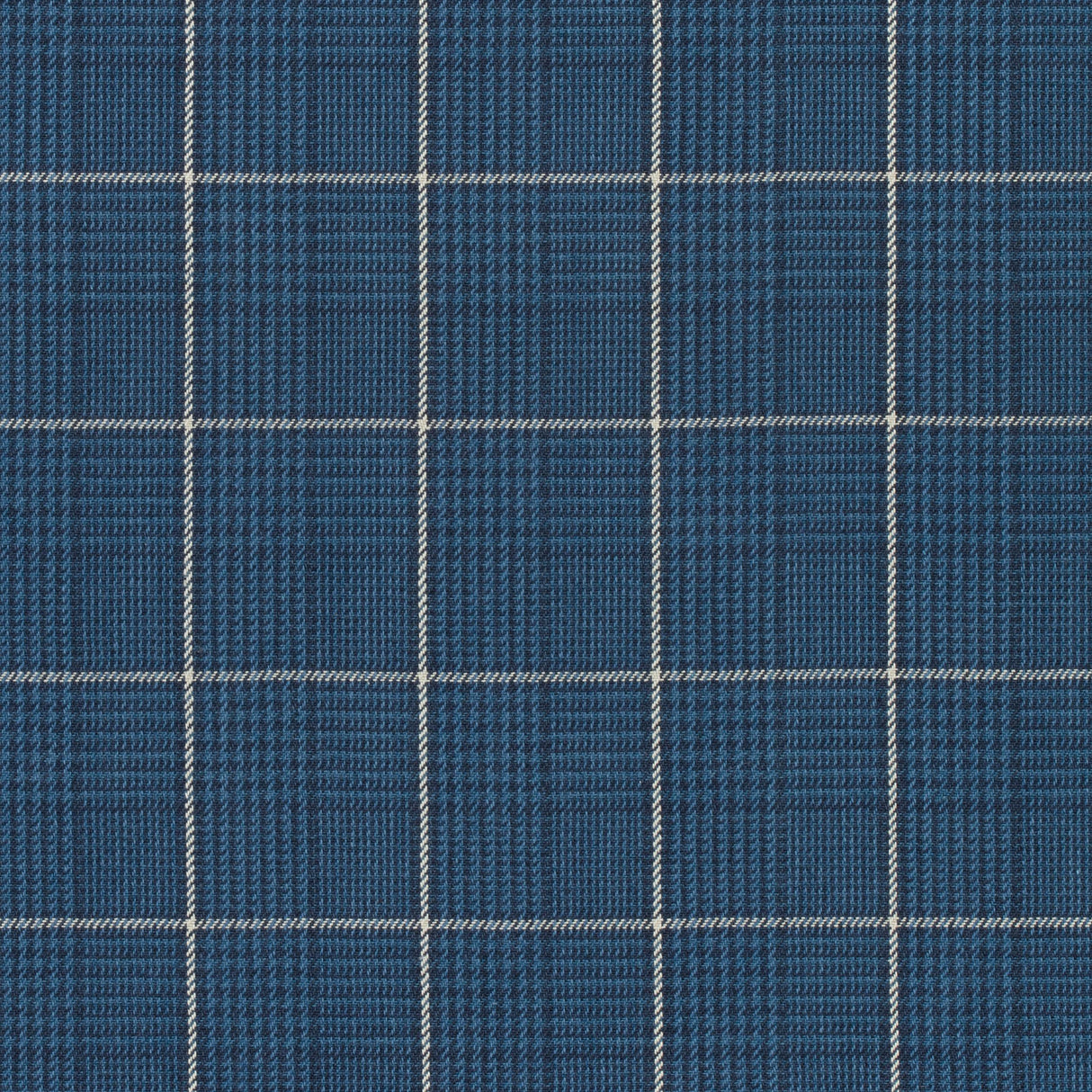 Thibaut Grassmarket Check Navy Fabric