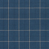 Thibaut Grassmarket Check Navy Fabric