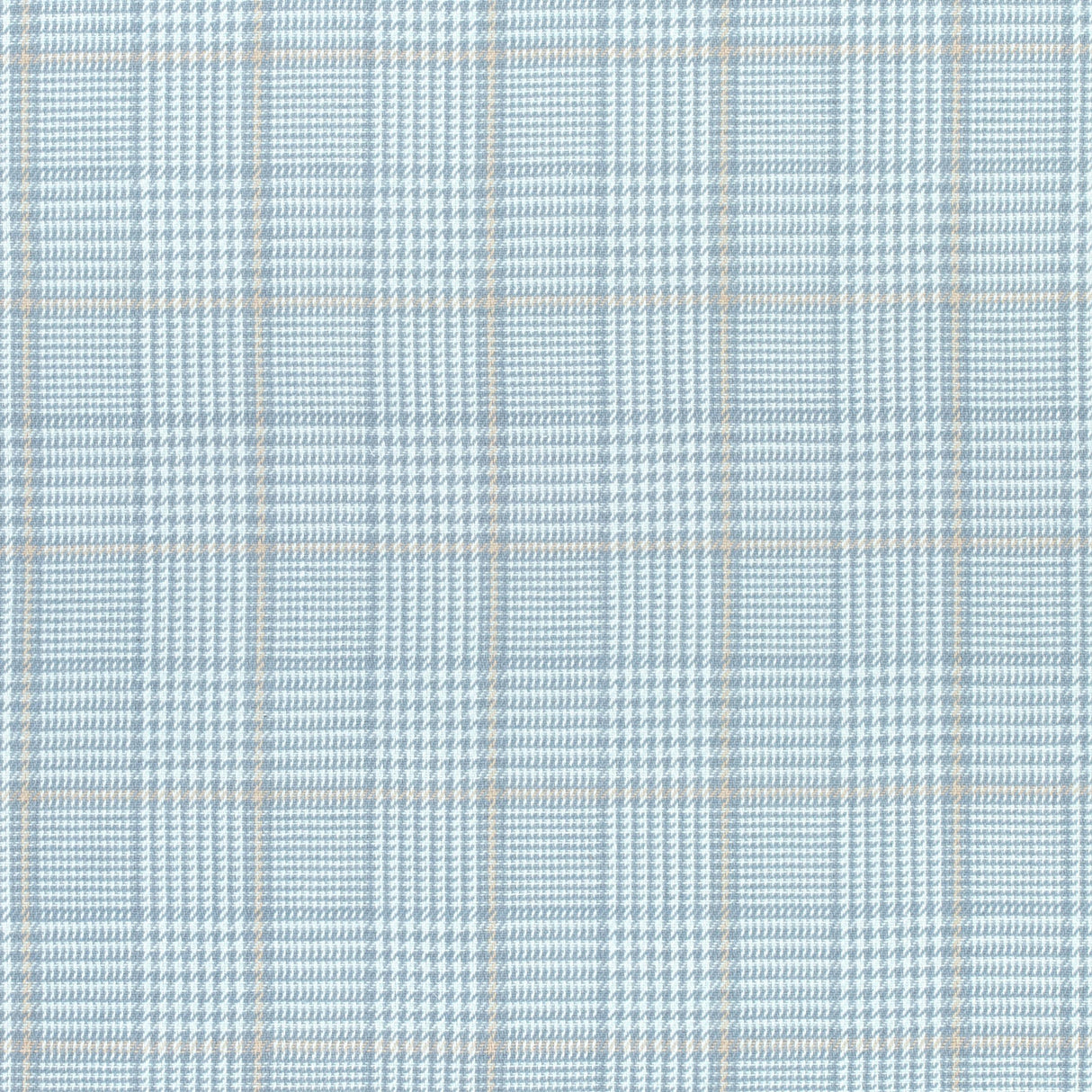 Thibaut Grassmarket Check Slate Blue Fabric