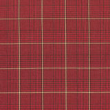 Thibaut Grassmarket Check Red Fabric