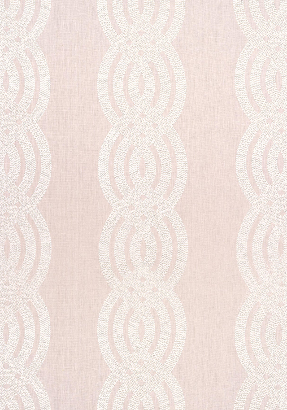 Thibaut BRAID EMBROIDERY Blush Fabric