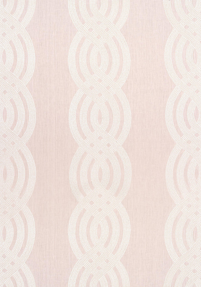 Thibaut BRAID EMBROIDERY Blush Fabric
