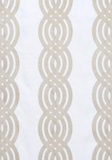 Thibaut BRAID EMBROIDERY Cream Fabric