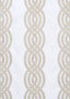 Thibaut BRAID EMBROIDERY Cream Fabric