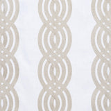 Thibaut Braid Embroidery Cream Fabric