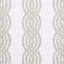 Thibaut Braid Embroidery Cream Fabric