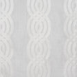 Thibaut Braid Embroidery Grey Fabric