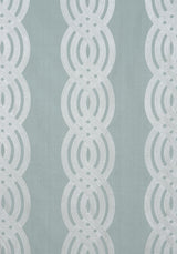Thibaut BRAID EMBROIDERY Robin's Egg Fabric