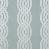 Thibaut Braid Embroidery Robin'S Egg Fabric