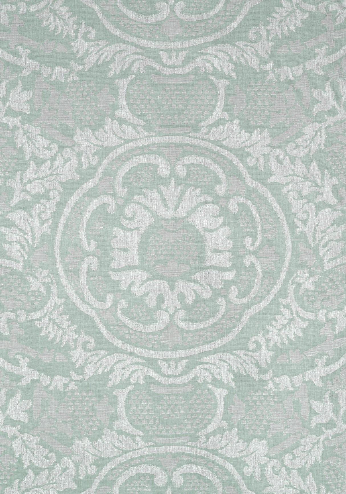 Thibaut EARL DAMASK Robin's Egg Fabric