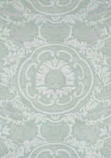 Thibaut EARL DAMASK Robin's Egg Fabric