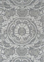 Thibaut EARL DAMASK Charcoal Fabric