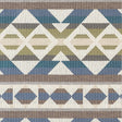 Thibaut BERBER BLANKET Green and Blue Fabric