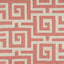 Thibaut Tulum Applique Coral On Natural Fabric