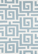 Thibaut TULUM APPLIQUE Spa Blue Fabric