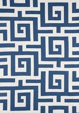 Thibaut TULUM APPLIQUE Navy Fabric