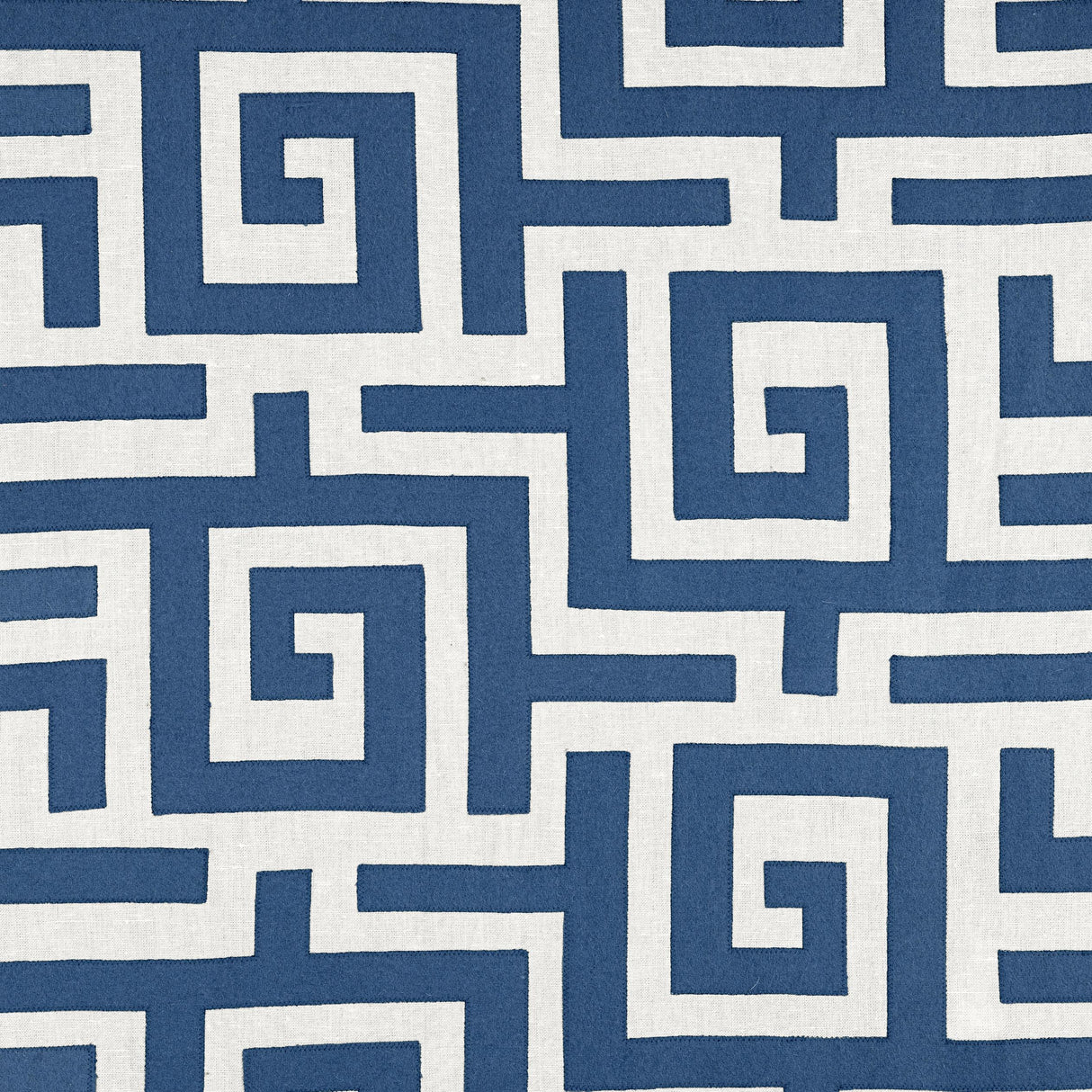 Thibaut Tulum Applique Navy Fabric
