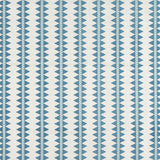 Thibaut Reno Stripe Embroidery Teal Fabric