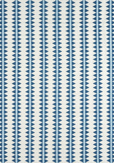 Thibaut RENO STRIPE EMBROIDERY Navy Fabric
