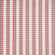 Thibaut Reno Stripe Embroidery Coral Fabric