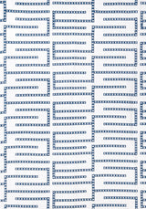 Thibaut ARCHITECT EMBROIDERY Blue Fabric