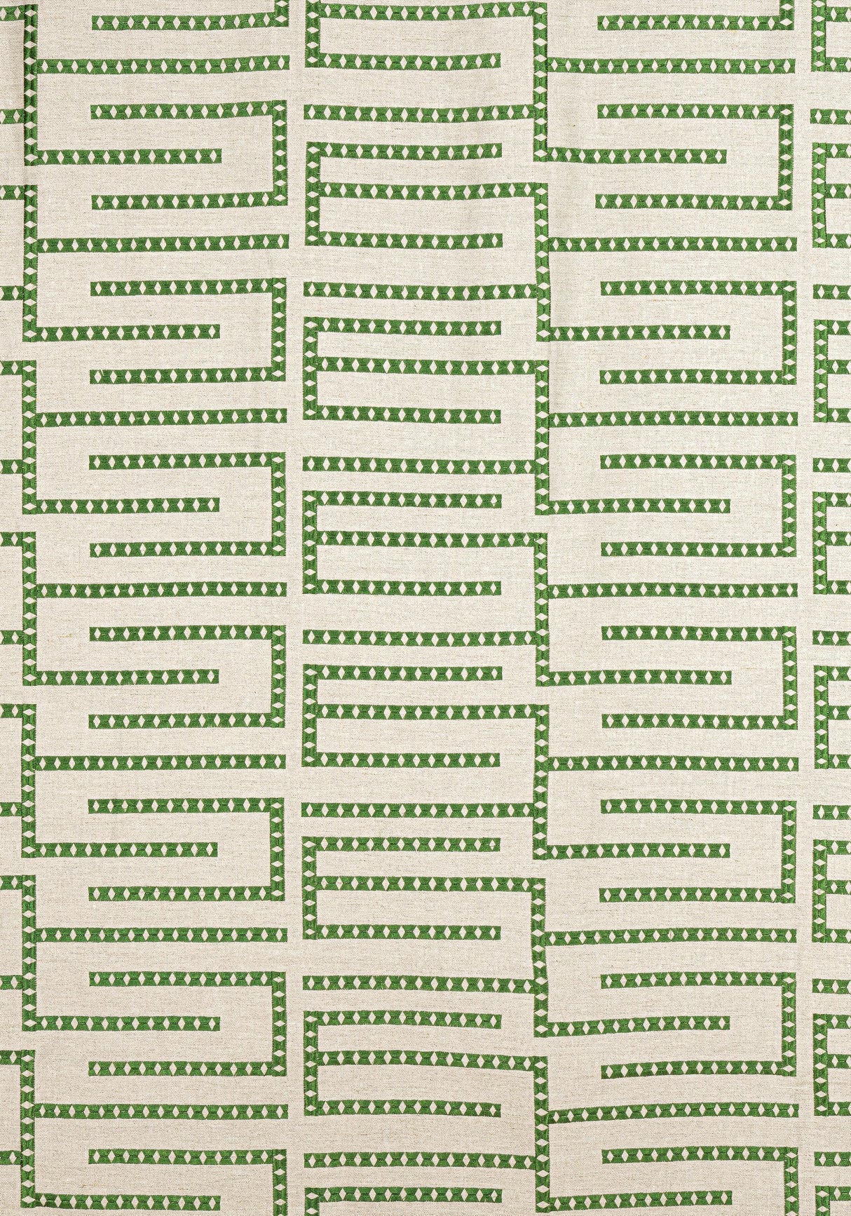 Thibaut ARCHITECT EMBROIDERY Emerald Fabric