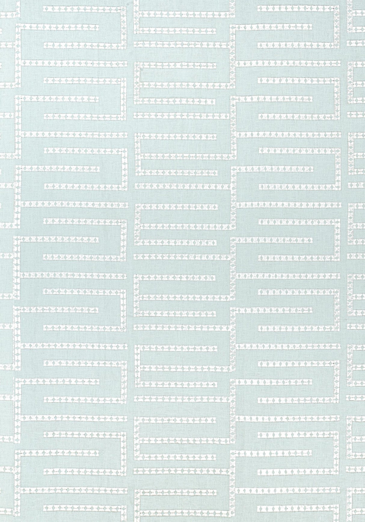 Thibaut ARCHITECT EMBROIDERY Mist Fabric