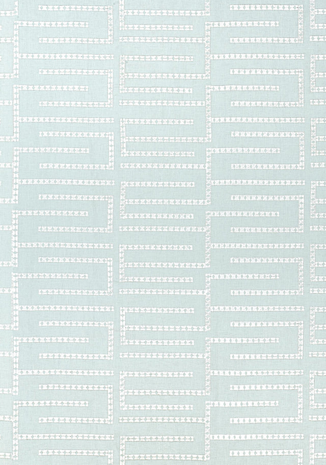Thibaut ARCHITECT EMBROIDERY Mist Fabric