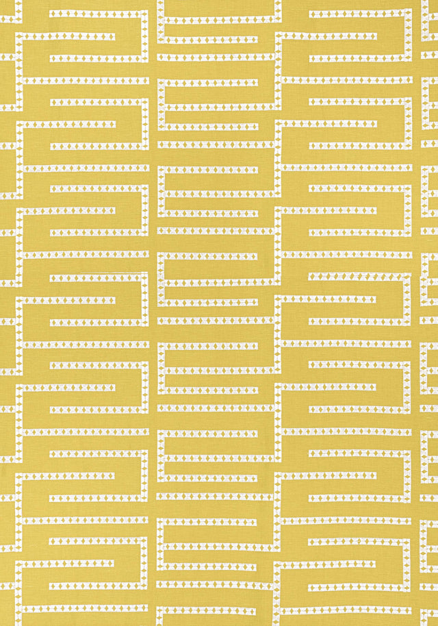 Thibaut ARCHITECT EMBROIDERY Harvest Gold Fabric