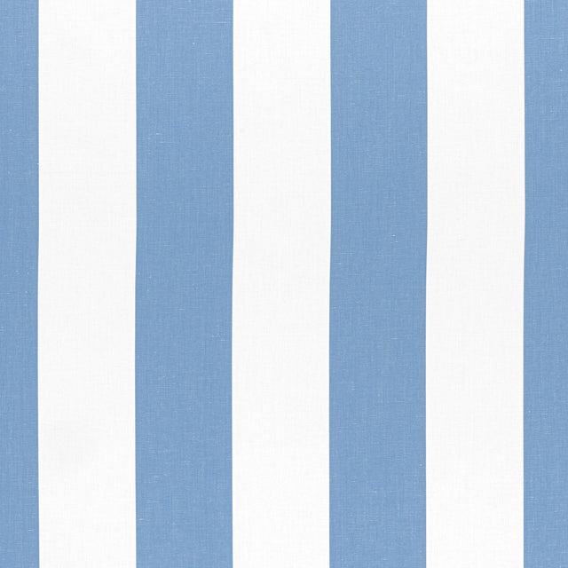 Thibaut Bergamo Stripe Blue Fabric