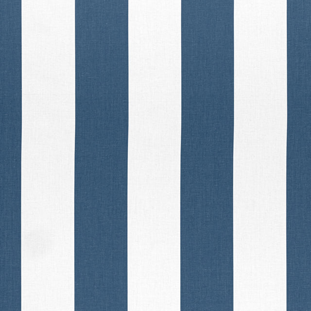 Thibaut Bergamo Stripe Navy Fabric