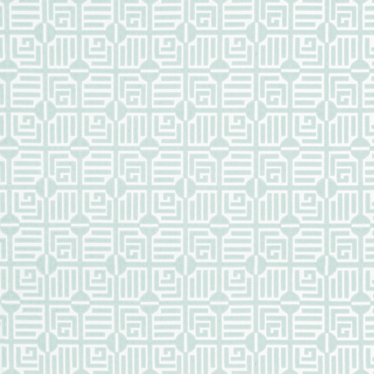 Thibaut Labyrinth Velvet Mist Fabric