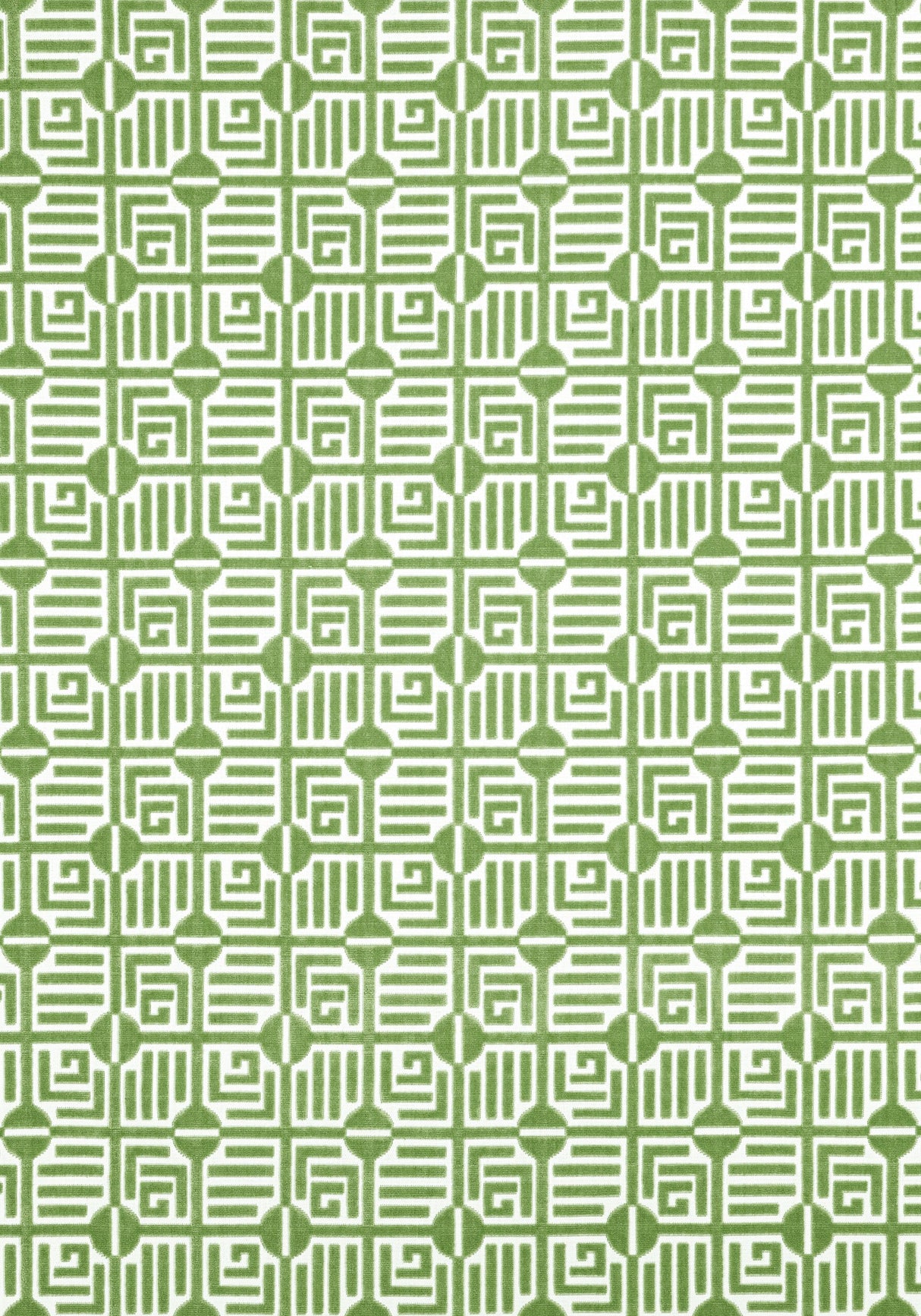 Thibaut LABYRINTH VELVET Emerald Fabric