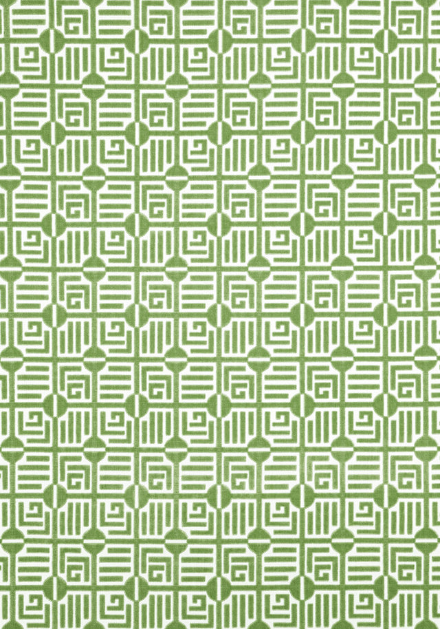 Thibaut LABYRINTH VELVET Emerald Fabric