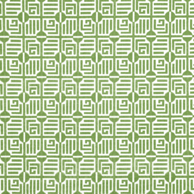 Thibaut Labyrinth Velvet Emerald Fabric