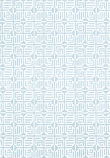 Thibaut LABYRINTH VELVET Spa Blue Fabric