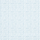 Thibaut Labyrinth Velvet Spa Blue Fabric