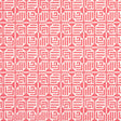 Thibaut Labyrinth Velvet Coral Fabric