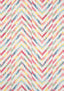 Thibaut HAMILTON EMBROIDERY Multi on Cream Fabric