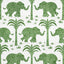 Thibaut ELEPHANT VELVET Green Fabric