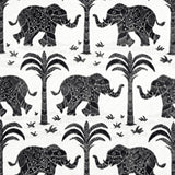 Thibaut ELEPHANT VELVET Black Fabric