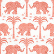 Thibaut ELEPHANT VELVET Coral Fabric