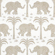 Thibaut Elephant Velvet Beige Fabric