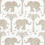 Thibaut Elephant Velvet Beige Fabric