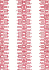 Thibaut NOLA STRIPE EMBROIDERY Pink Fabric