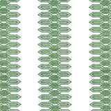 Thibaut Nola Stripe Embroidery Green Fabric